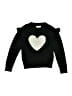 Epic Threads Hearts Black Pullover Sweater Size 5 - 6 - photo 1