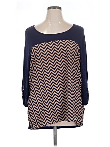 Espresso 3/4 Sleeve Blouse (view 1)