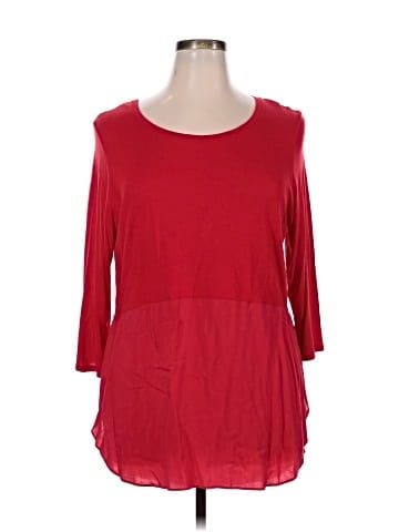 TWO by Vince Camuto 3/4 Sleeve Top (view 1)