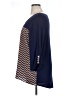 Espresso Chevron-herringbone Blue 3/4 Sleeve Blouse Size 1X - photo 5