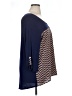 Espresso Chevron-herringbone Blue 3/4 Sleeve Blouse Size 1X - photo 4