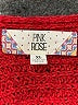Pink Rose 100% Polyester Red Pullover Sweater Size XL - photo 4