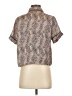 Primark Animal Print Tan Short Sleeve Blouse Size XS - photo 2