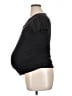 Oh! Mamma Black Short Sleeve Top Size XL - photo 5