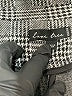 Love Tree Houndstooth Gray Coat Size M - photo 6