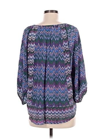Tolani 3/4 Sleeve Silk Top (view 2)