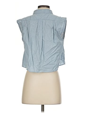 KMJ KATE MCHALE JENSEN Sleeveless Button-Down Shirt (view 2)