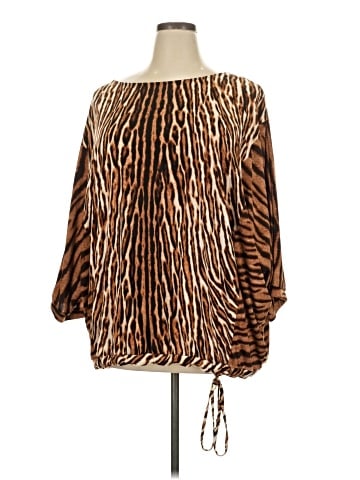 MICHAEL Michael Kors Long Sleeve Blouse (view 1)