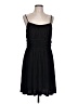 Halogen Solid Black Cocktail Dress Size L (petite) - photo 1