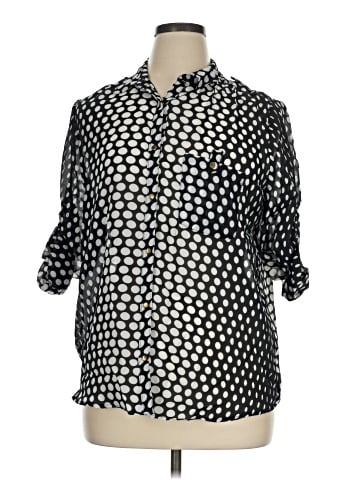 Beverly Drive 3/4 Sleeve Blouse (view 1)