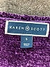 Karen Scott 100% Polyester Tweed Purple Pullover Sweater Size S - photo 7