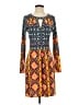 Hale Bob Print Orange Casual Dress Size S - photo 1