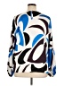 Liz Claiborne Blue Long Sleeve Blouse Size XL - photo 2
