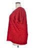 N Touch Red Short Sleeve Blouse Size 2X - photo 5