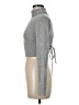 Final Touch Metallic Silver Turtleneck Sweater Size M - photo 5