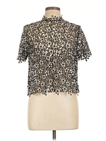 Self-Portrait Short Sleeve Blouse (view 1)