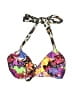 Bongo Floral Purple Swimsuit Top Size M - photo 1