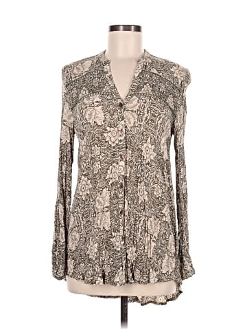 Sun & Shadow Long Sleeve Blouse (view 1)