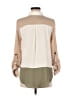 Edge 100% Polyester Color Block Ivory White Sleeveless Blouse Size M - photo 2