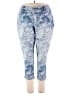 Faded Glory Floral Blue Jeggings Size 20 - photo 1