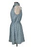 Express Houndstooth Blue Casual Dress Size M - photo 5