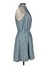 Express Houndstooth Blue Casual Dress Size M - photo 4
