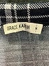 Grace Karin Plaid Blue Blazer Size M - photo 6