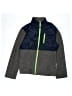 The North Face 100% Polyester Color Block Gray Track Jacket Size 10 - 12 - photo 1