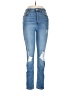 Forever 21 Hearts Blue Jeans Size 28 waist - photo 1