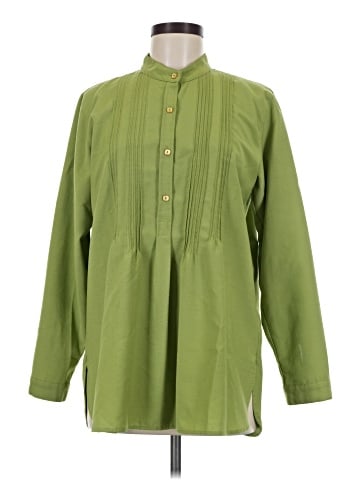 Travelsmith Long Sleeve Blouse (view 1)
