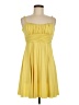 Speechless Solid Yellow Cocktail Dress Size M - photo 1