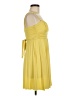 Speechless Solid Yellow Cocktail Dress Size M - photo 4