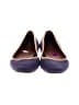 Talbots 100% Leather Color Block Purple Flats Size 8 1/2 - photo 2