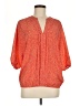 Harve Benard 100% Polyester Orange 3/4 Sleeve Blouse Size M - photo 1