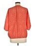 Harve Benard 100% Polyester Orange 3/4 Sleeve Blouse Size M - photo 2