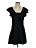 BCBGeneration 100% Polyester Solid Black Cocktail Dress Size 4 - photo 1