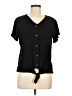 Weatherproof Black Short Sleeve Henley Size M - photo 1