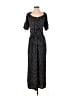 Auguste Polka Dots Black Casual Dress Size 8 - photo 1