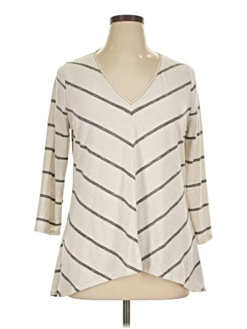 White House Black Market 3/4 Sleeve Blouse (view 1)