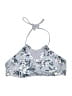 Ambrielle Floral Gray Swimsuit Top Size M - photo 1