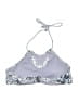 Ambrielle Floral Gray Swimsuit Top Size M - photo 2