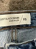 Just Black Blue Denim Shorts Size XS - photo 3