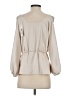Trina Turk 100% Polyester Ivory 3/4 Sleeve Blouse Size S - photo 2