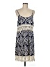 Yahada 100% Polyester Paisley Blue Casual Dress Size M - photo 1