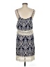 Yahada 100% Polyester Paisley Blue Casual Dress Size M - photo 2