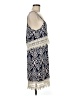 Yahada 100% Polyester Paisley Blue Casual Dress Size M - photo 4