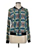 Rhyme Los Angeles 100% Polyester Print Blue Jacket Size M - photo 1