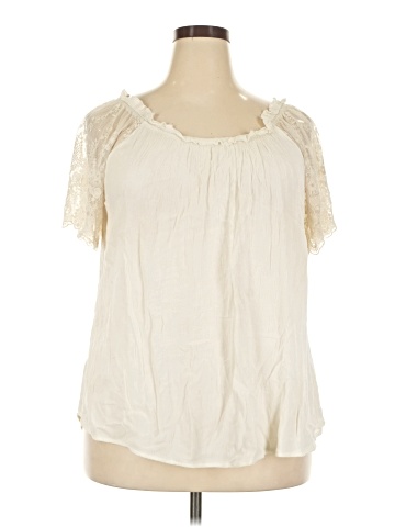 Eyeshadow Short Sleeve Blouse (view 1)
