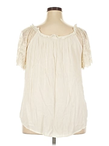 Eyeshadow Short Sleeve Blouse (view 2)