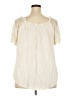 Eyeshadow Ivory Short Sleeve Blouse Size XXL - photo 2